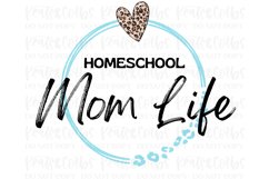 Home School Mom Life - PNG Leopard Print Product Image 1