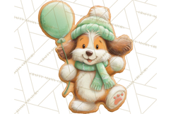 Gingerbread Village Gouache PNG Clipart Product Image 3