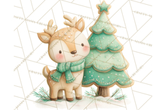 Gingerbread Village Gouache PNG Clipart Product Image 5