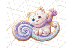 Gingerbread Village Gouache PNG Clipart Product Image 4