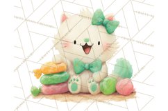 Gingerbread Village Gouache PNG Clipart Product Image 5