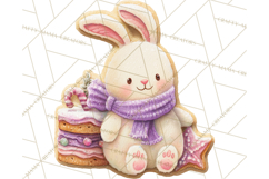 Gingerbread Village Gouache PNG Clipart Product Image 3