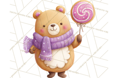 Gingerbread Village Gouache PNG Clipart Product Image 5