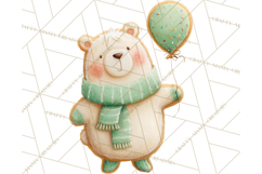 Gingerbread Village Gouache PNG Clipart Product Image 5