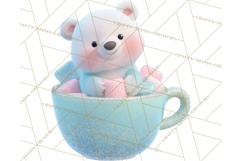 Christmas Characters in Mugs PNG Clipart Product Image 2