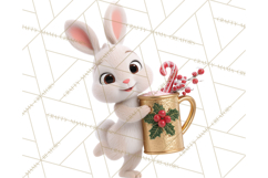 Christmas Characters in Mugs PNG Clipart Product Image 5