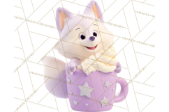 Christmas Characters in Mugs PNG Clipart Product Image 2