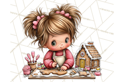 Christmas Cookies Clipart PNG, Holiday Baking Illustration Product Image 2