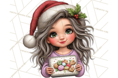 Christmas Cookies Clipart PNG, Holiday Baking Illustration Product Image 3