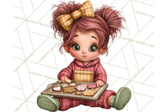Christmas Cookies Clipart PNG, Holiday Baking Illustration Product Image 4