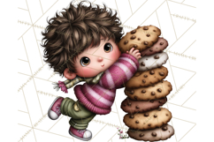 Christmas Cookies Clipart PNG, Holiday Baking Illustration Product Image 3