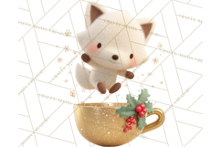 Christmas Characters in Mugs PNG Clipart Product Image 3