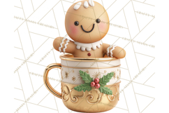 Christmas Characters in Mugs PNG Clipart Product Image 3