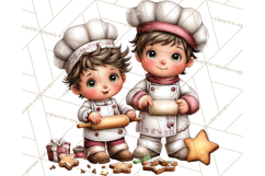 Christmas Cookies Clipart PNG, Holiday Baking Illustration Product Image 4