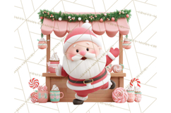 Cute Christmas Market Stall Clipart for Crafts PNG Product Image 2