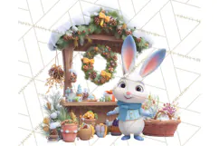 Cute Christmas Market Stall Clipart for Crafts PNG Product Image 5
