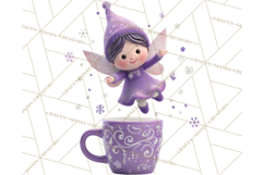 Christmas Characters in Mugs PNG Clipart Product Image 2