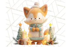 Cute Christmas Market Stall Clipart for Crafts PNG Product Image 2