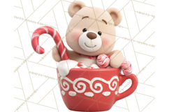 Christmas Characters in Mugs PNG Clipart Product Image 4
