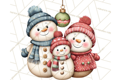 Christmas Characters on Ornaments PNG Clipart Product Image 2