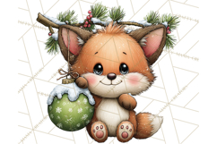 Christmas Characters on Ornaments PNG Clipart Product Image 5