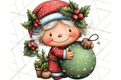 Christmas Characters on Ornaments PNG Clipart Product Image 5