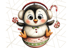 Christmas Characters on Ornaments PNG Clipart Product Image 5