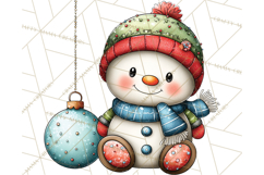 Christmas Characters on Ornaments PNG Clipart Product Image 2