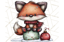 Christmas Characters on Ornaments PNG Clipart Product Image 4