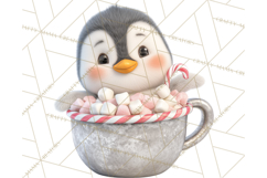 Christmas Characters in Mugs PNG Clipart Product Image 3