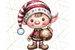 Christmas Characters on Ornaments PNG Clipart Product Image 5