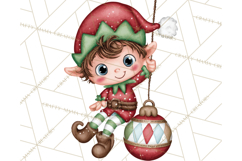 Christmas Characters on Ornaments PNG Clipart Product Image 4