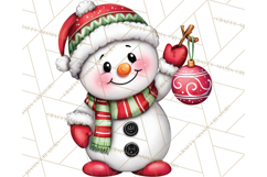 Christmas Characters on Ornaments PNG Clipart Product Image 4