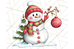 Christmas Characters on Ornaments PNG Clipart Product Image 5
