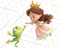 Amethyst Princess Fairy Tale Storybook PNG Clipart Product Image 4