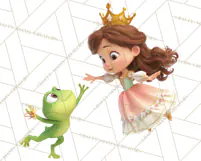 Amethyst Princess Fairy Tale Storybook PNG Clipart Product Image 4
