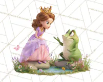 Amethyst Princess Fairy Tale Storybook PNG Clipart Product Image 5