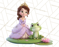 Amethyst Princess Fairy Tale Storybook PNG Clipart Product Image 2