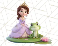 Amethyst Princess Fairy Tale Storybook PNG Clipart Product Image 2