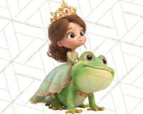 Amethyst Princess Fairy Tale Storybook PNG Clipart Product Image 3