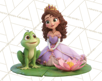 Amethyst Princess Fairy Tale Storybook PNG Clipart Product Image 4