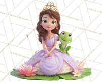 Amethyst Princess Fairy Tale Storybook PNG Clipart Product Image 5