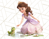 Amethyst Princess Fairy Tale Storybook PNG Clipart Product Image 3