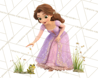 Amethyst Princess Fairy Tale Storybook PNG Clipart Product Image 4