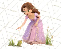 Amethyst Princess Fairy Tale Storybook PNG Clipart Product Image 4