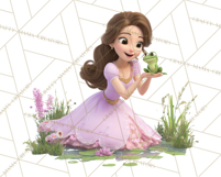 Amethyst Princess Fairy Tale Storybook PNG Clipart Product Image 2