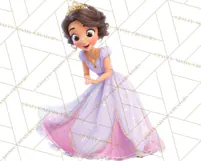 Amethyst Princess Fairy Tale Storybook PNG Clipart Product Image 2