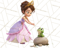 Amethyst Princess Fairy Tale Storybook PNG Clipart Product Image 5