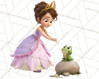 Amethyst Princess Fairy Tale Storybook PNG Clipart Product Image 5