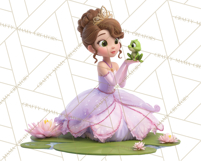 Amethyst Princess Fairy Tale Storybook PNG Clipart Product Image 2
